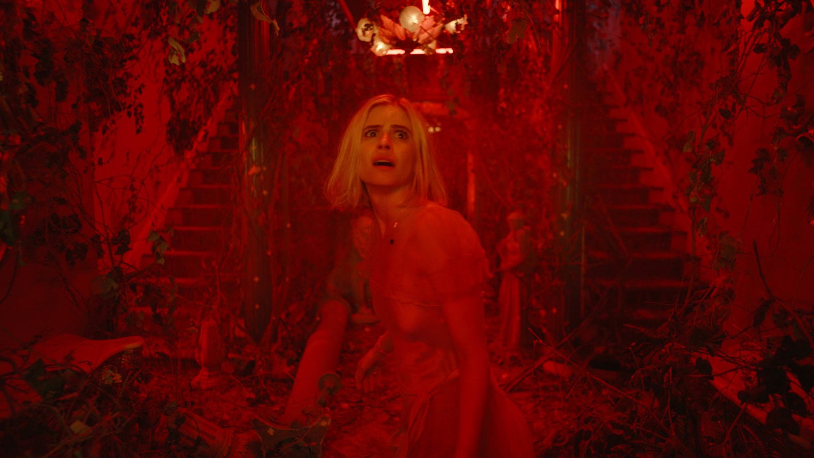 Carlson Young explores the Pan's Labyrinth and Alice In Wonderland inspired Blazing World