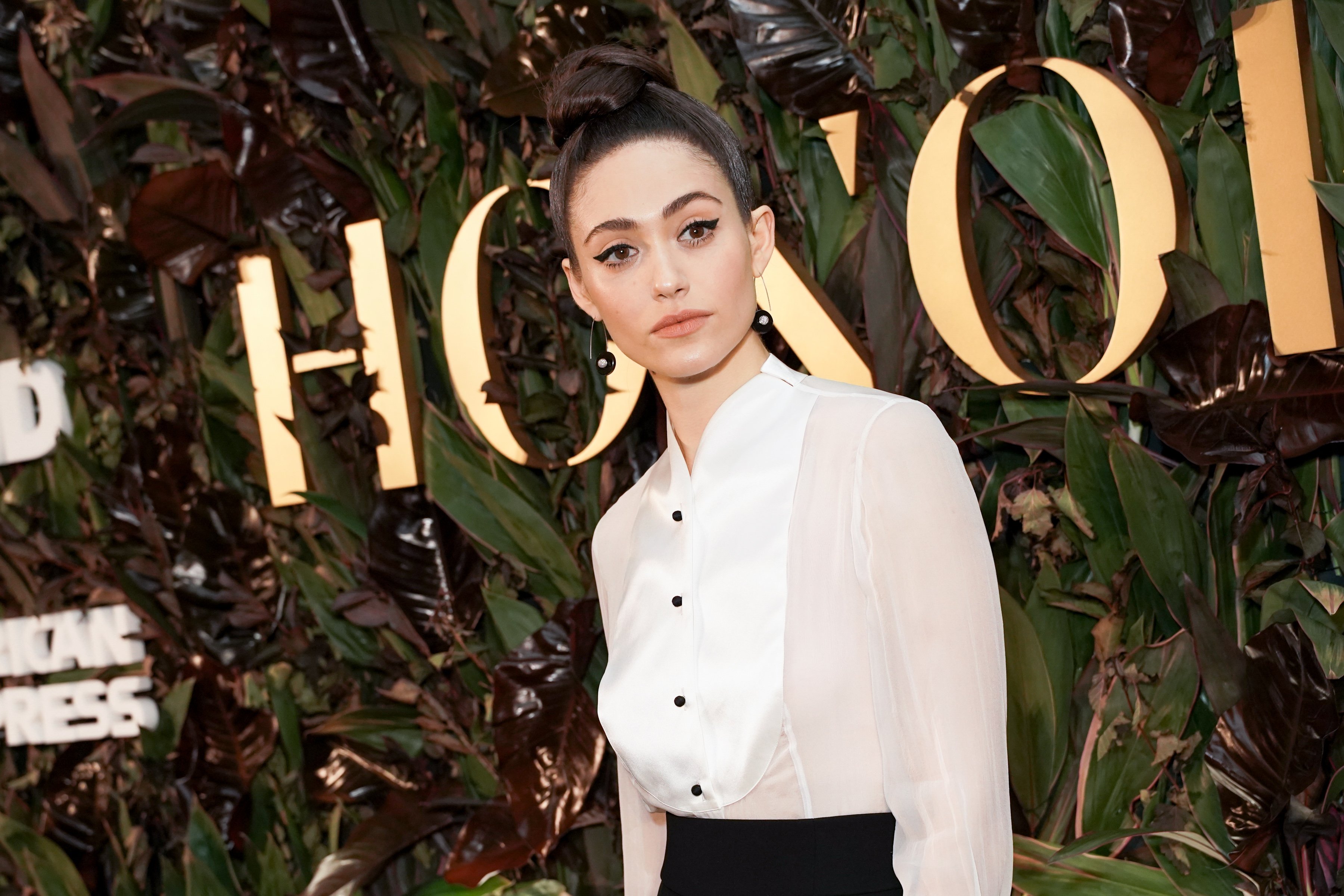 Emmy Rossum attends the 4th Annual WWD Honors at Intercontinental New York Barclay