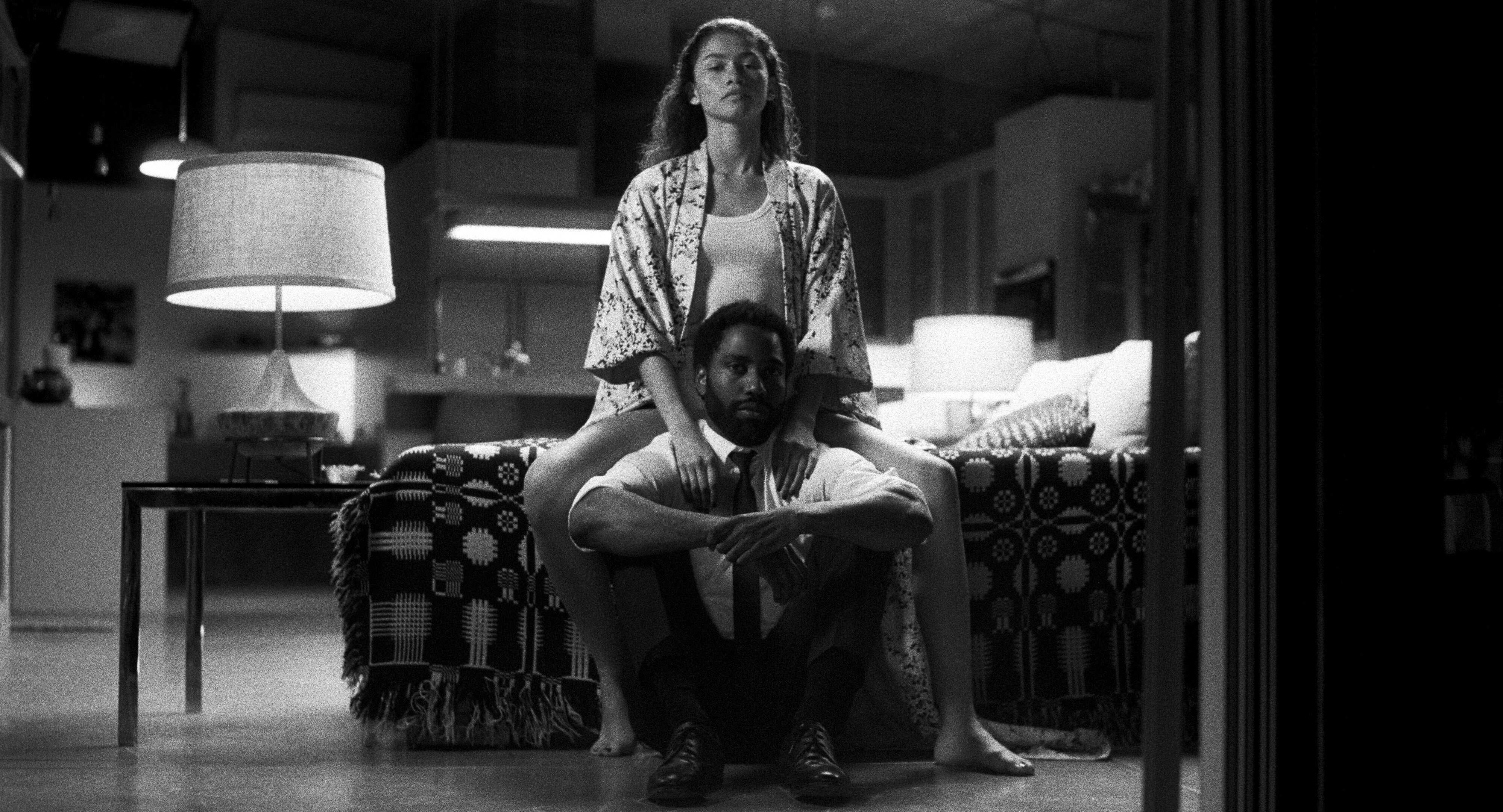 Zendaya and John David Washington in Netflix's 'Malcolm & Marie.'