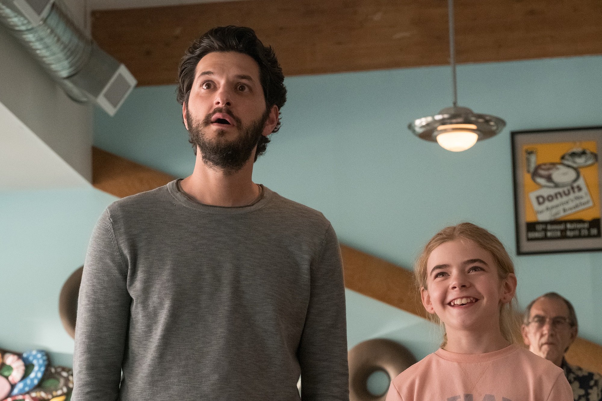 Flora & Ulysses stars Ben Schwartz and Matilda Lawler 