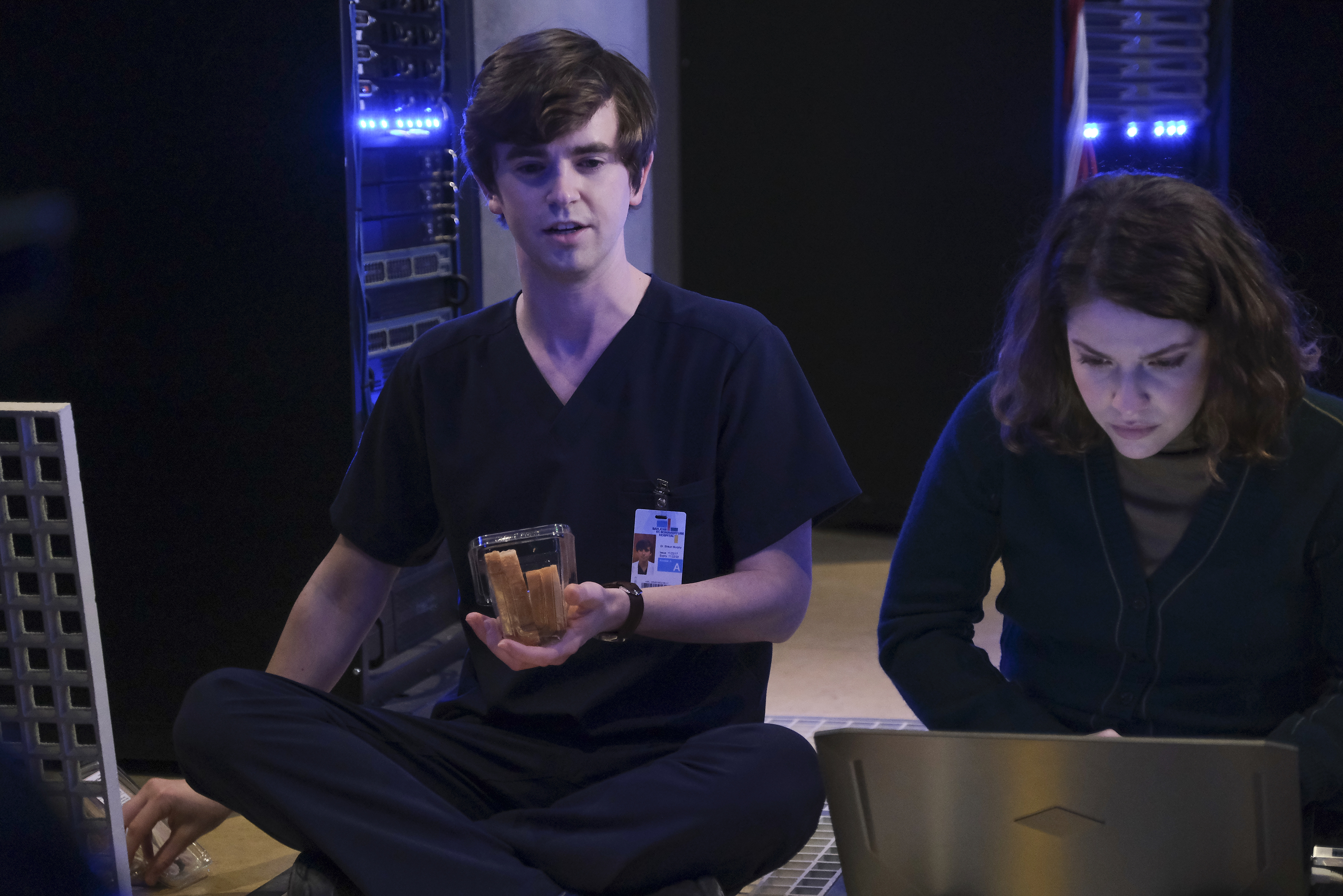 Freddie Highmore and Paige Spara on The Good Doctor | Jeff Weddell via Getty Images 