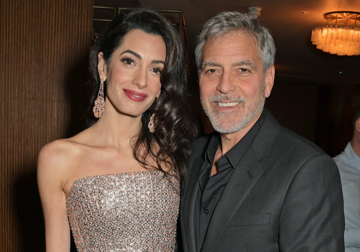 Amal Clooney and George Clooney at the London Premiere after party for "Catch-22" | David M. Benett/Dave Benett/Getty Images for Channel 4 Television