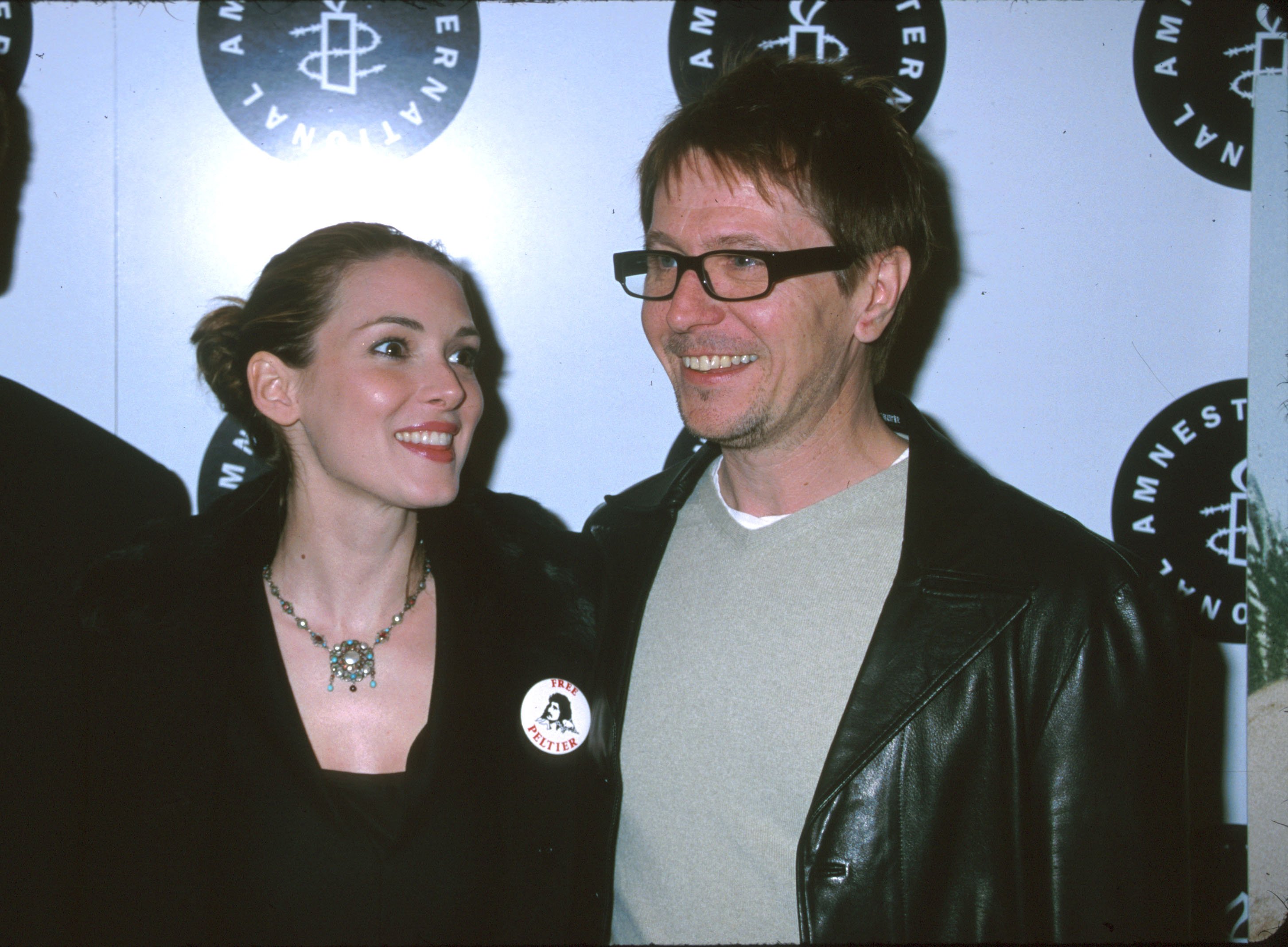 Winona Ryder & Gary Oldman during Before Night Falls Screening