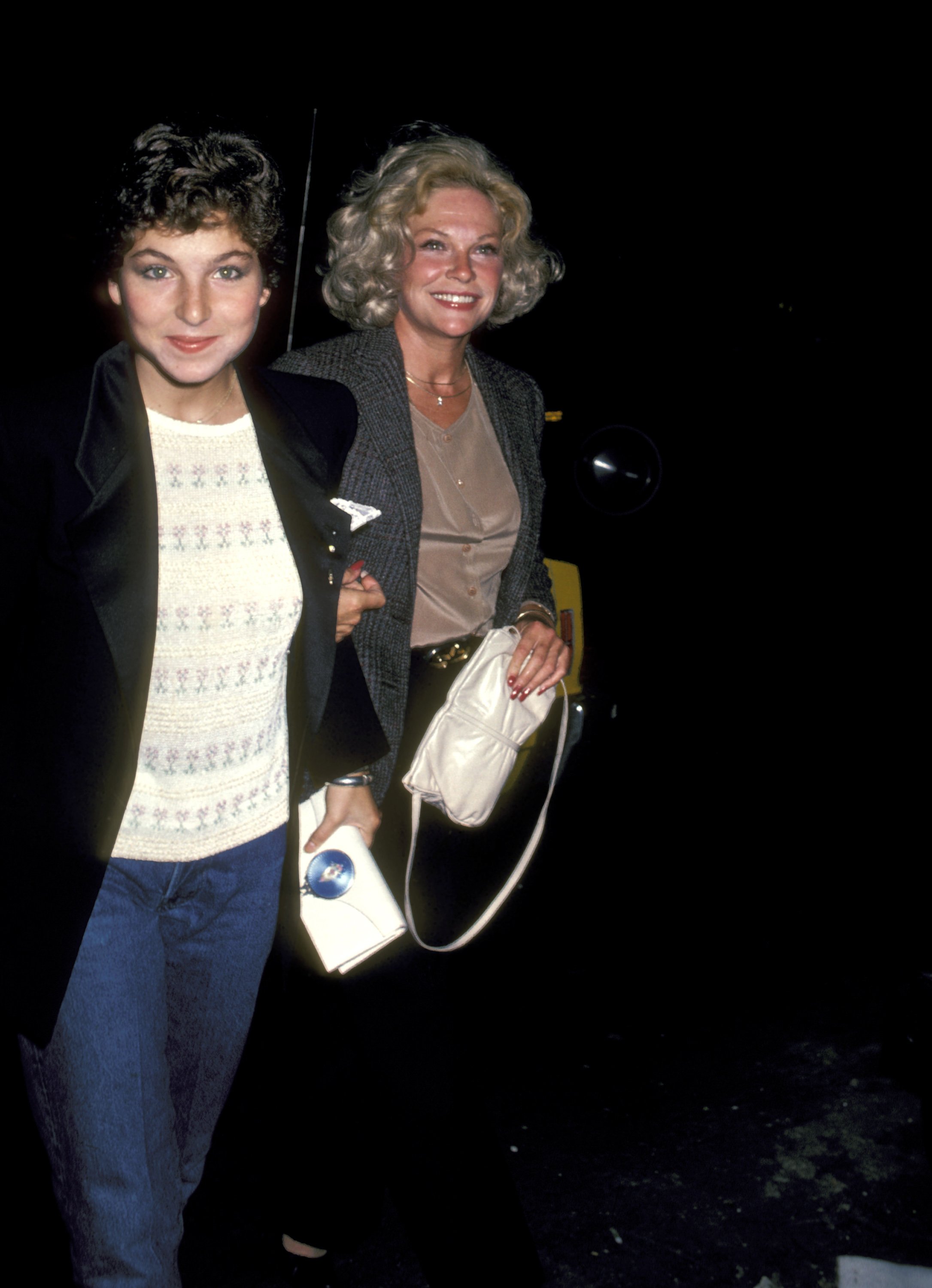 Actor Tatum O'Neal, left, with her mother actor Joanna Moore in 1981