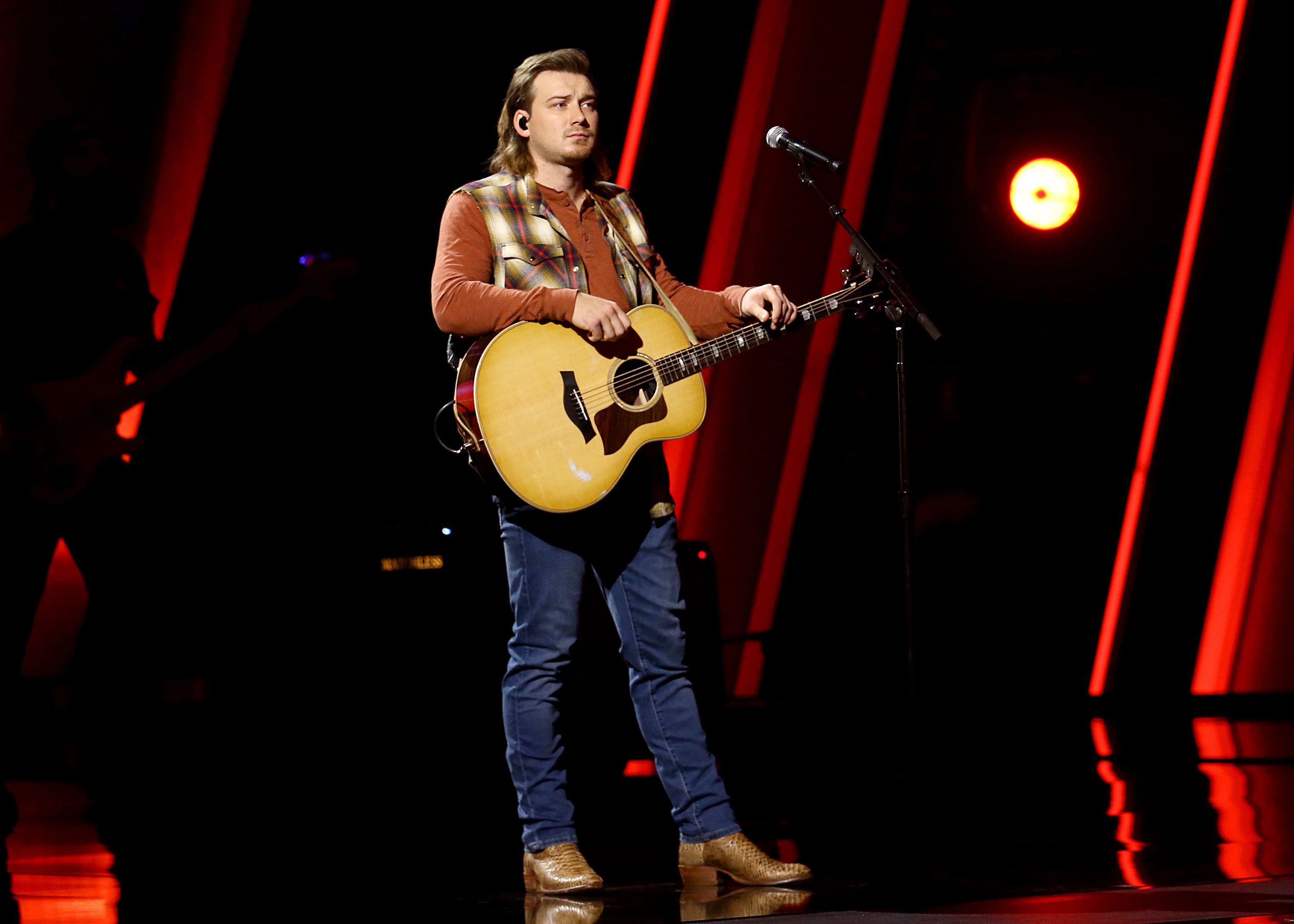 Morgan Wallen performs onstage at Nashville’s Music City Center for “The 54th Annual CMA Awards”