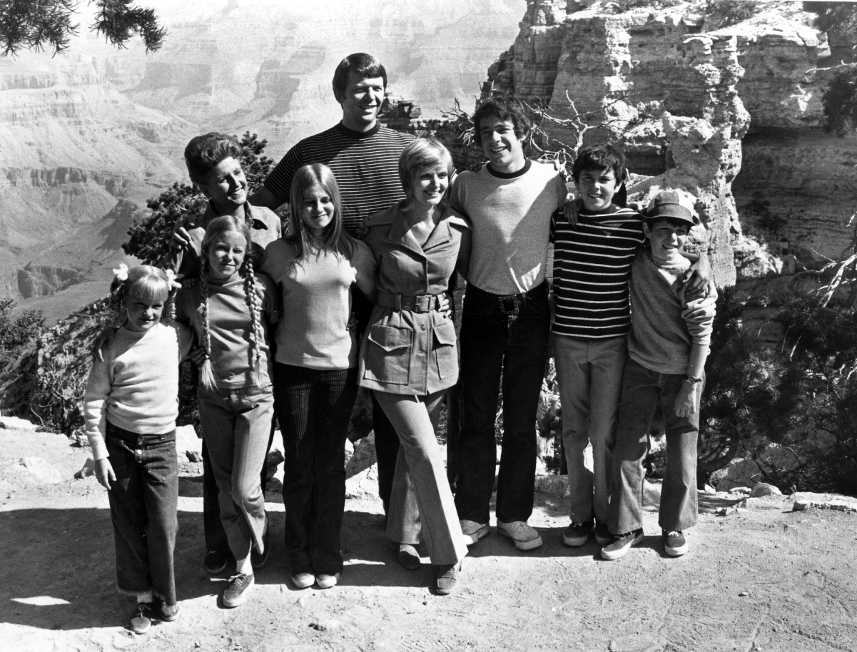 'The Brady Bunch' cast at the Grand Canyon, 1971