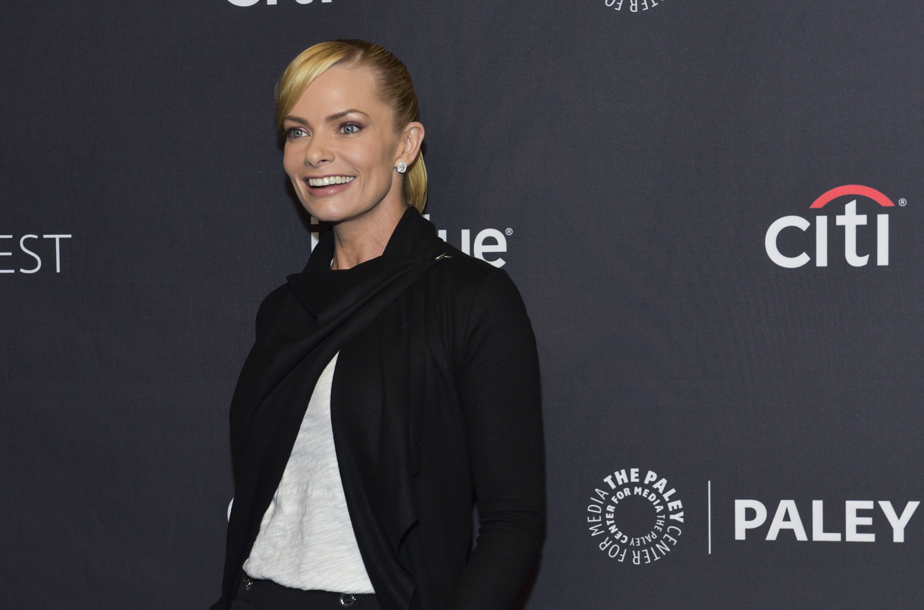 Jaime Pressly attends 2018 PaleyFest Los Angeles.