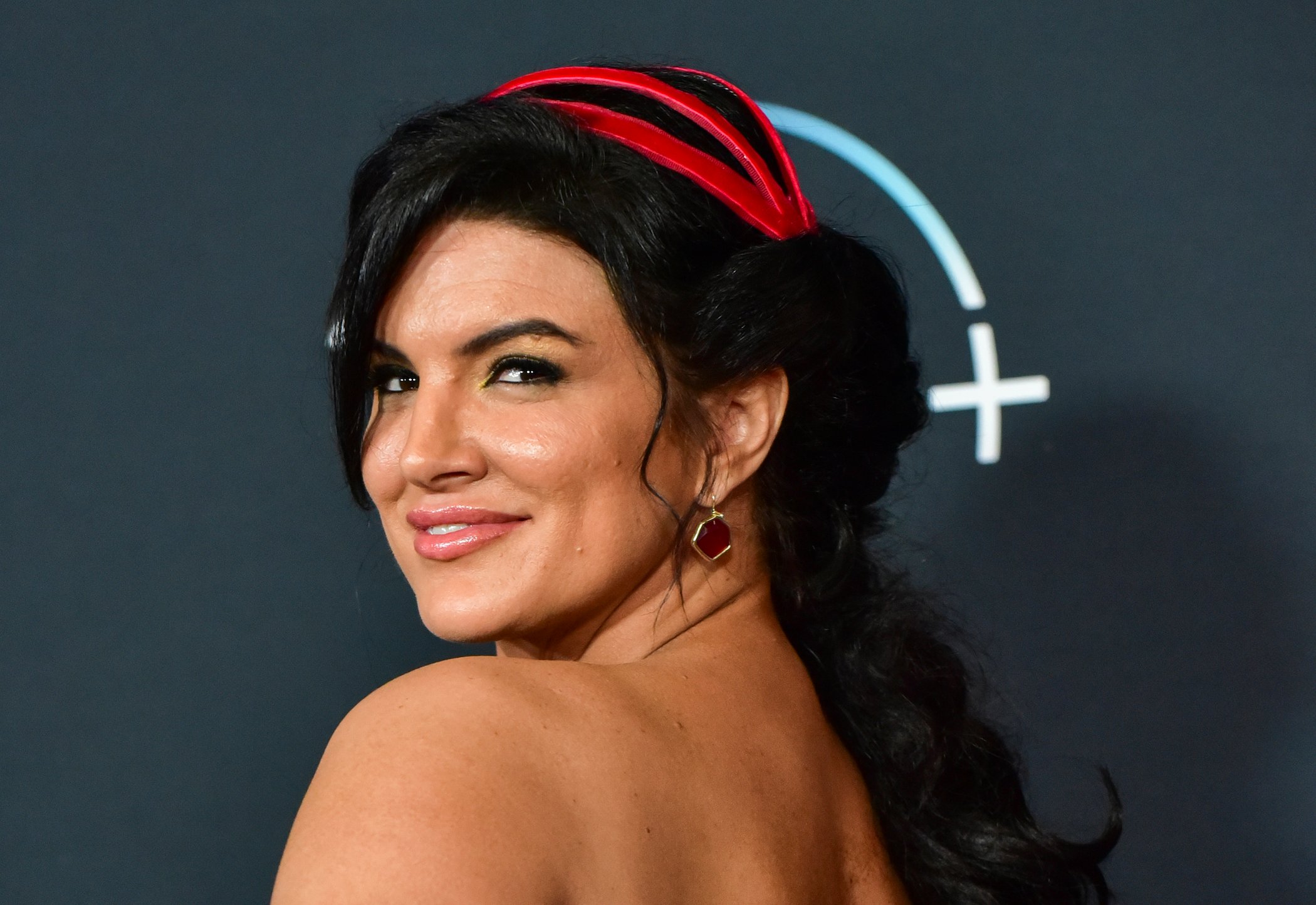 Gina Carano attends the premiere of Disney+'s 'The Mandalorian'