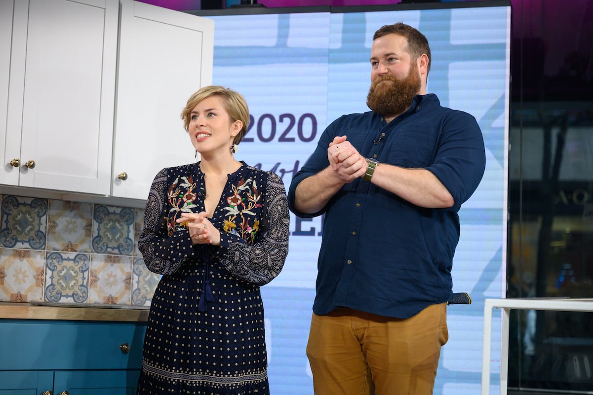 HGTV's 'Home Town' stars Erin and Ben Napier in New York City in January 2020