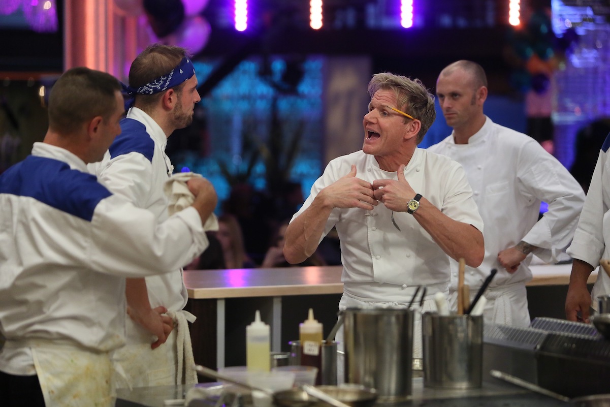 Gordon Ramsay during season 14 of 'Hell's Kitchen' 