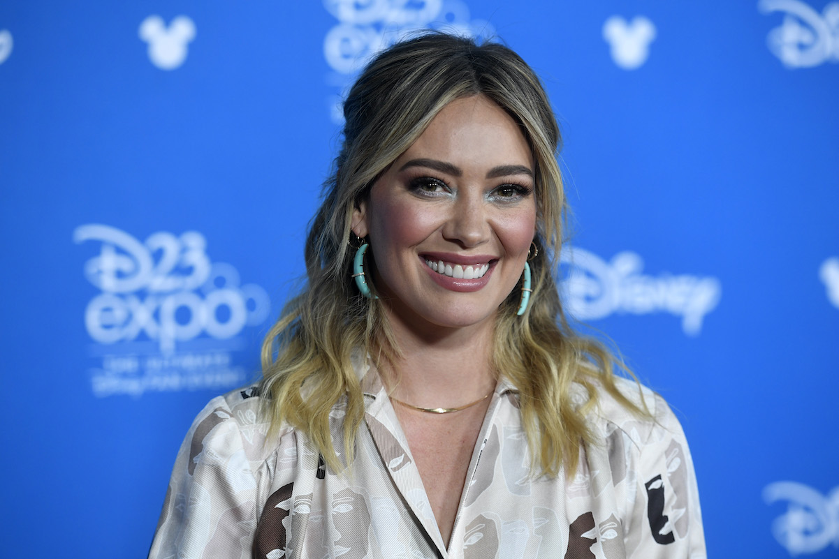 Hilary Duff attends D23 Disney+ Showcase at Anaheim Convention Center on August 23, 2019 in Anaheim, California