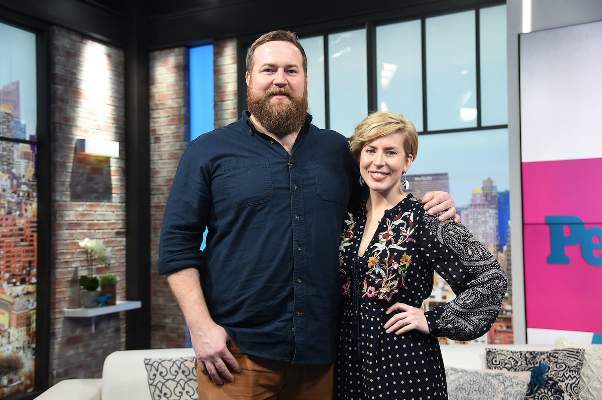 HGTV's 'Home Town' stars Erin and Ben Napier in New York city in January 2020