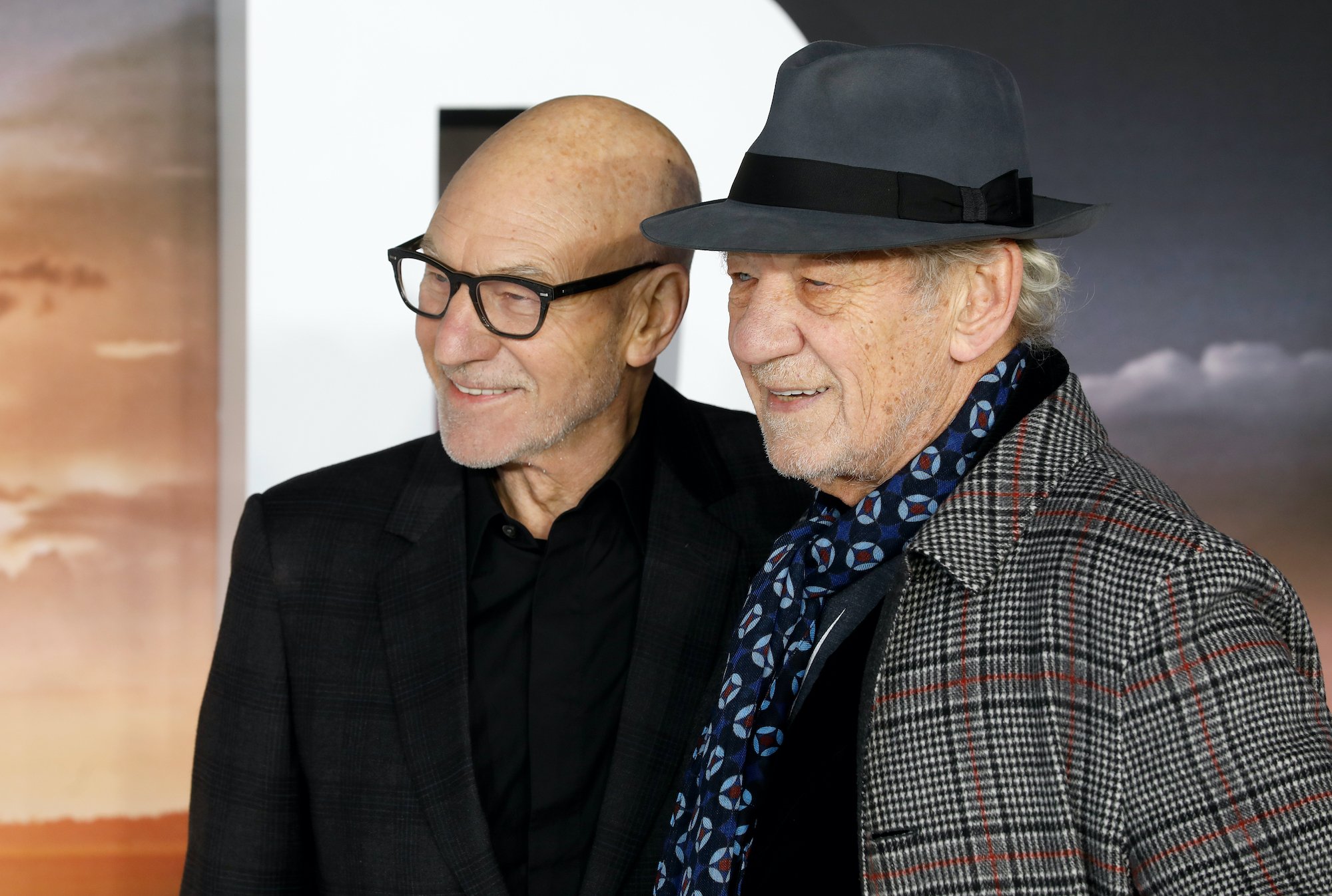 Sir Patrick Stewart and Sir Ian McKellen