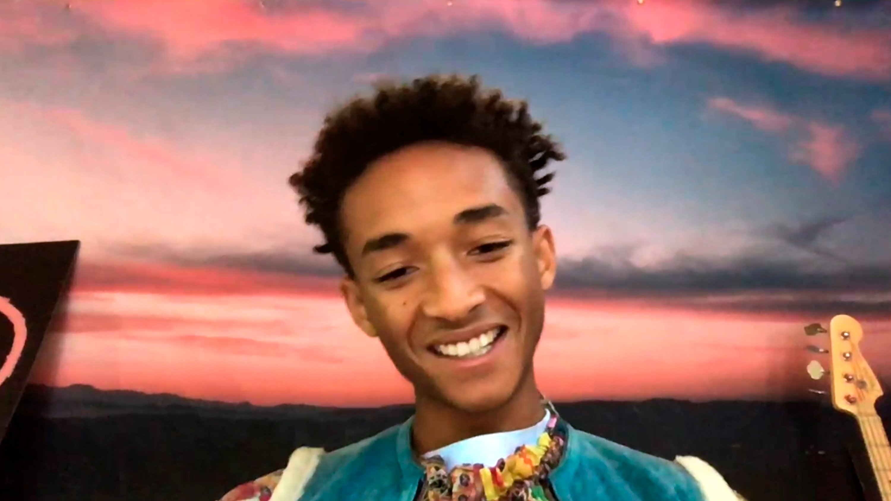 Jaden Smith Photograph background in the Bahamas