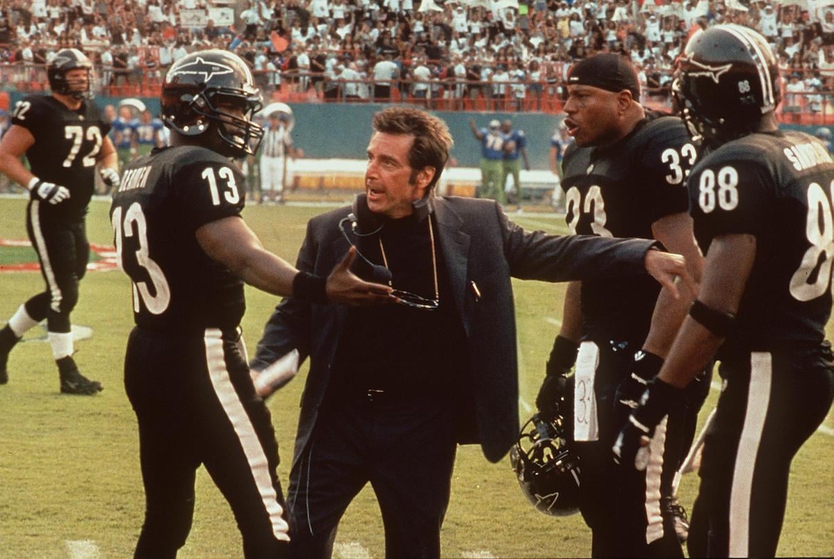 Jamie Foxx, Al Pacino, and LL Cool J in 'Any Given Sunday'