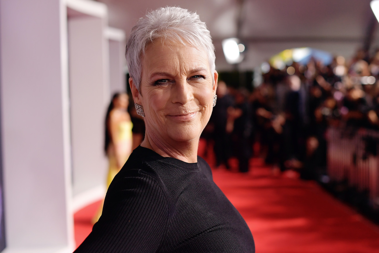 Jamie Lee Curtis on the red carpet 2019 American Music Awards at Microsoft Theater