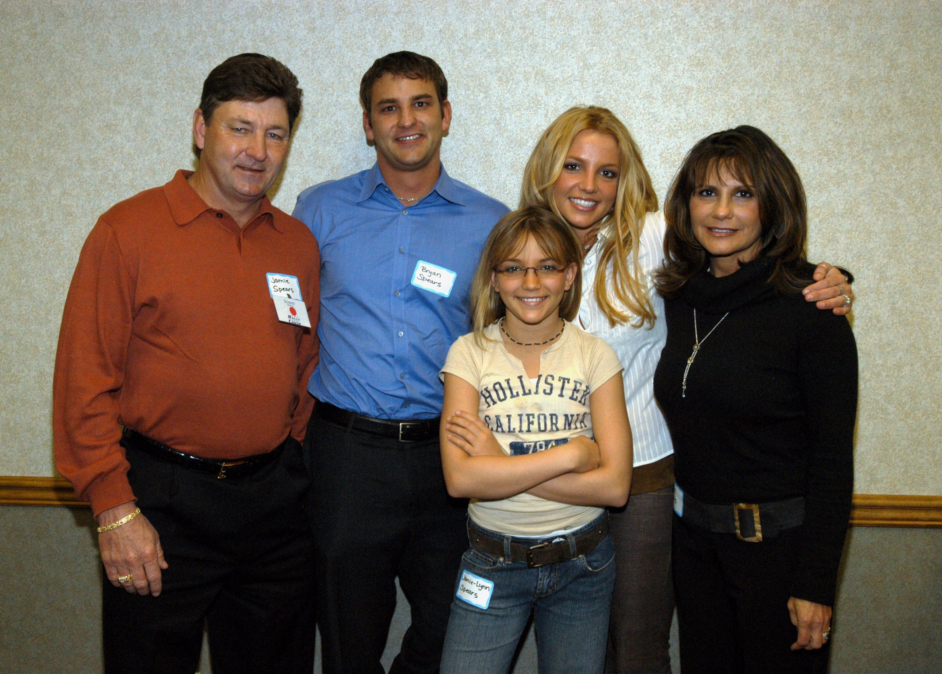 Britney Spears' family: Jamie Spears, Bryan Spears, Jamie-Lynn Spears, Britney Spears and Lynne Spears