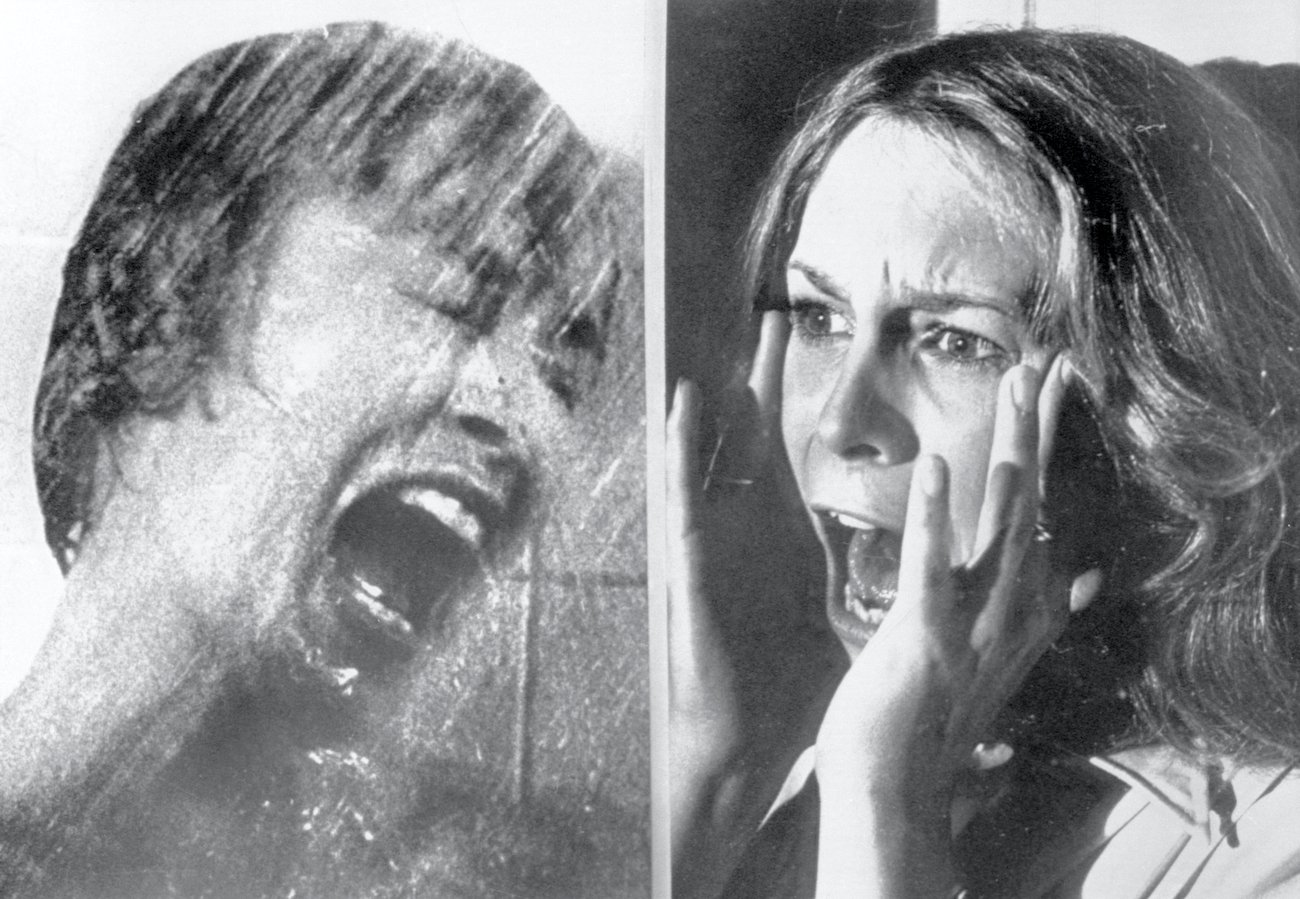 Janet Leigh in 'Psycho' and Jamie Lee Curtis in 'Halloween'