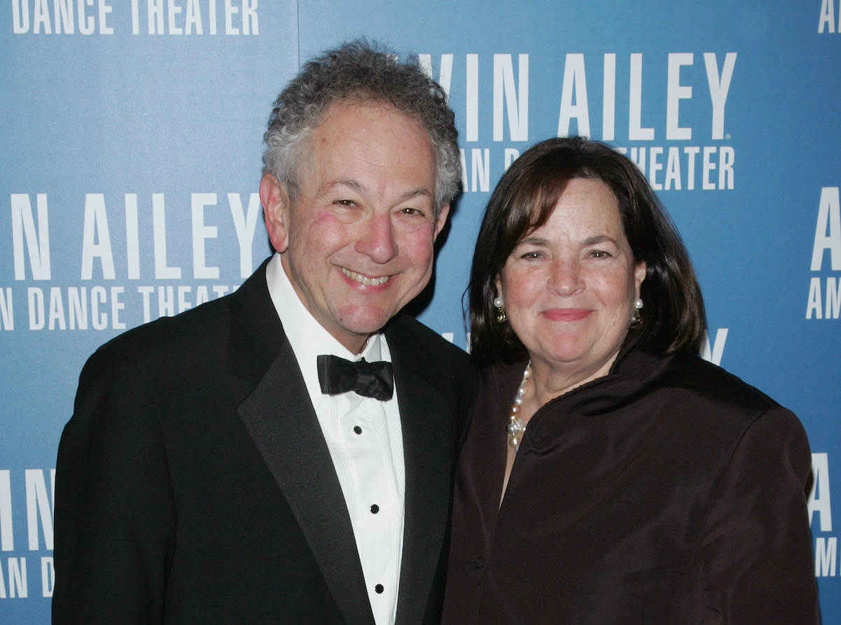 Jeffrey Garten and Ina Garten smile as they pose for photographers at the Alvin Ailey American Dance Theater Opening Night Gala
