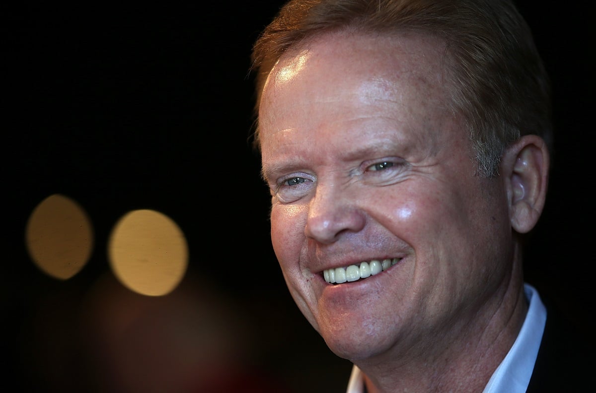 Closeup smiling shot of Jim Webb at a fundraiser in 2016