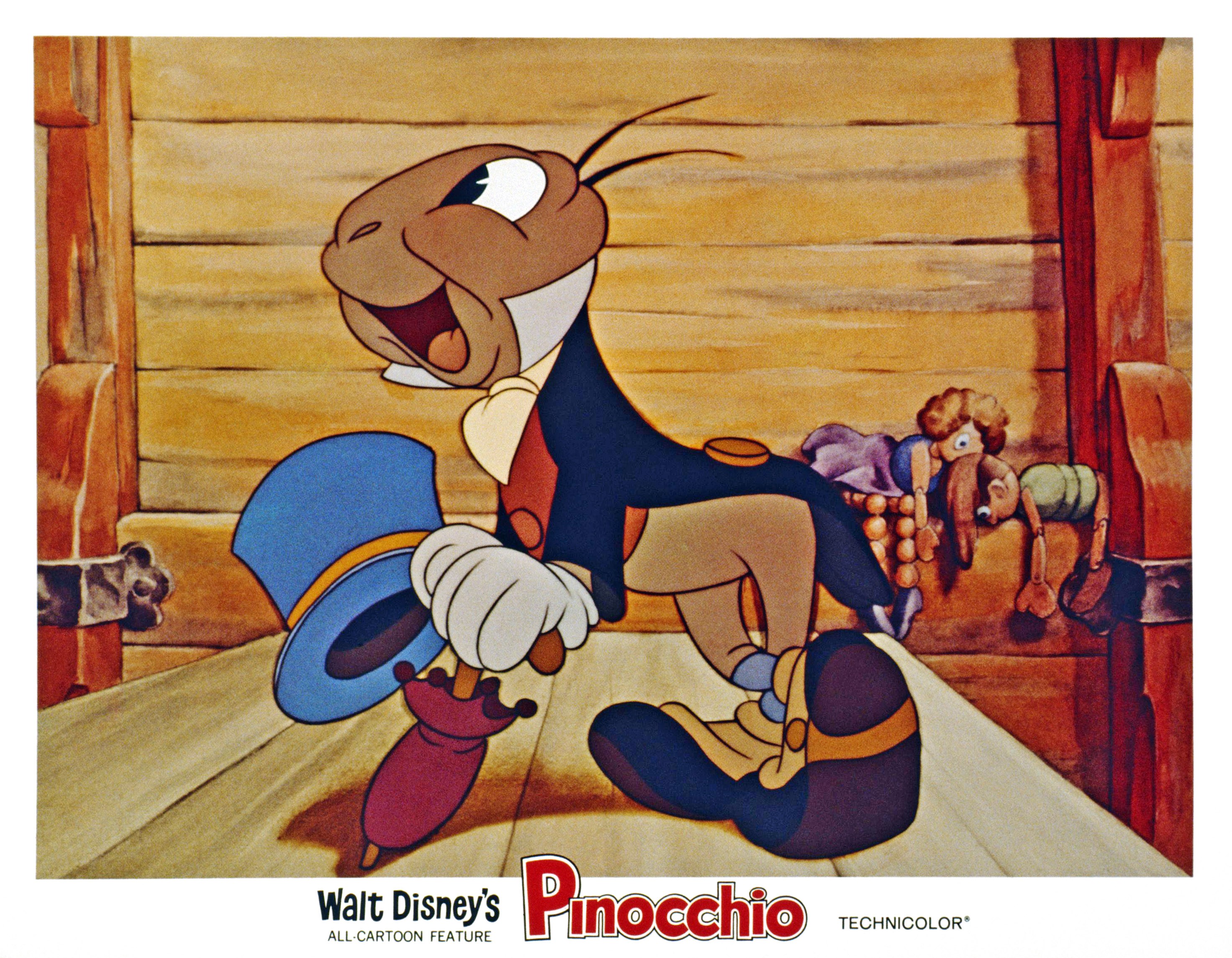 Disney's 'Pinocchio' character named Jiminy Cricket, 1940 