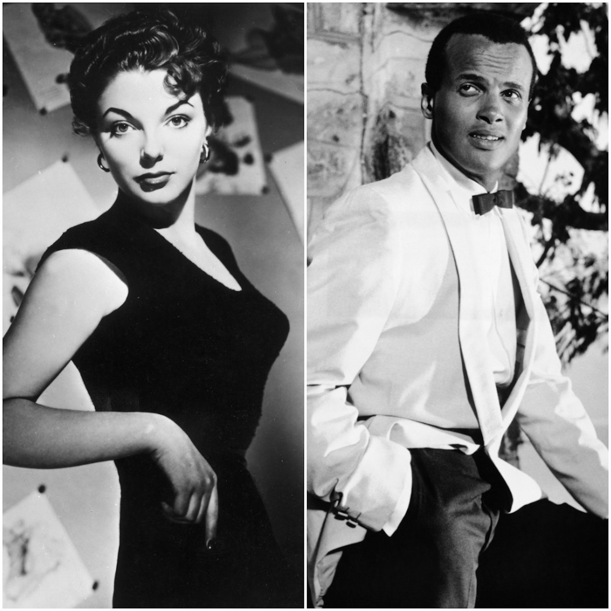 Joan Collins and Harry Belafonte
