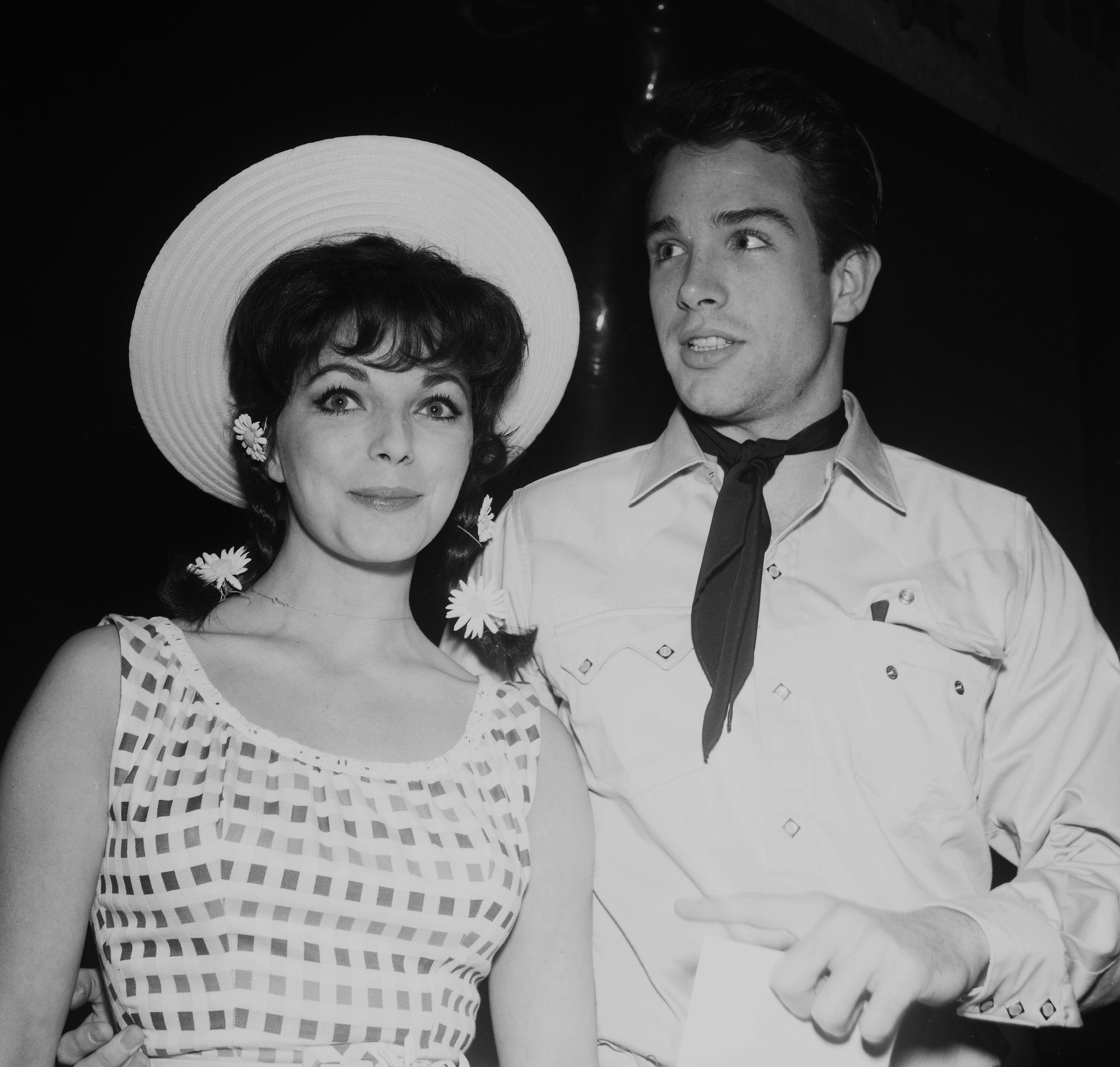 Joan Collins and Warren Beatty