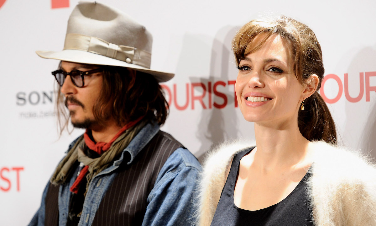 Angelina Jolie and Johnny Depp 