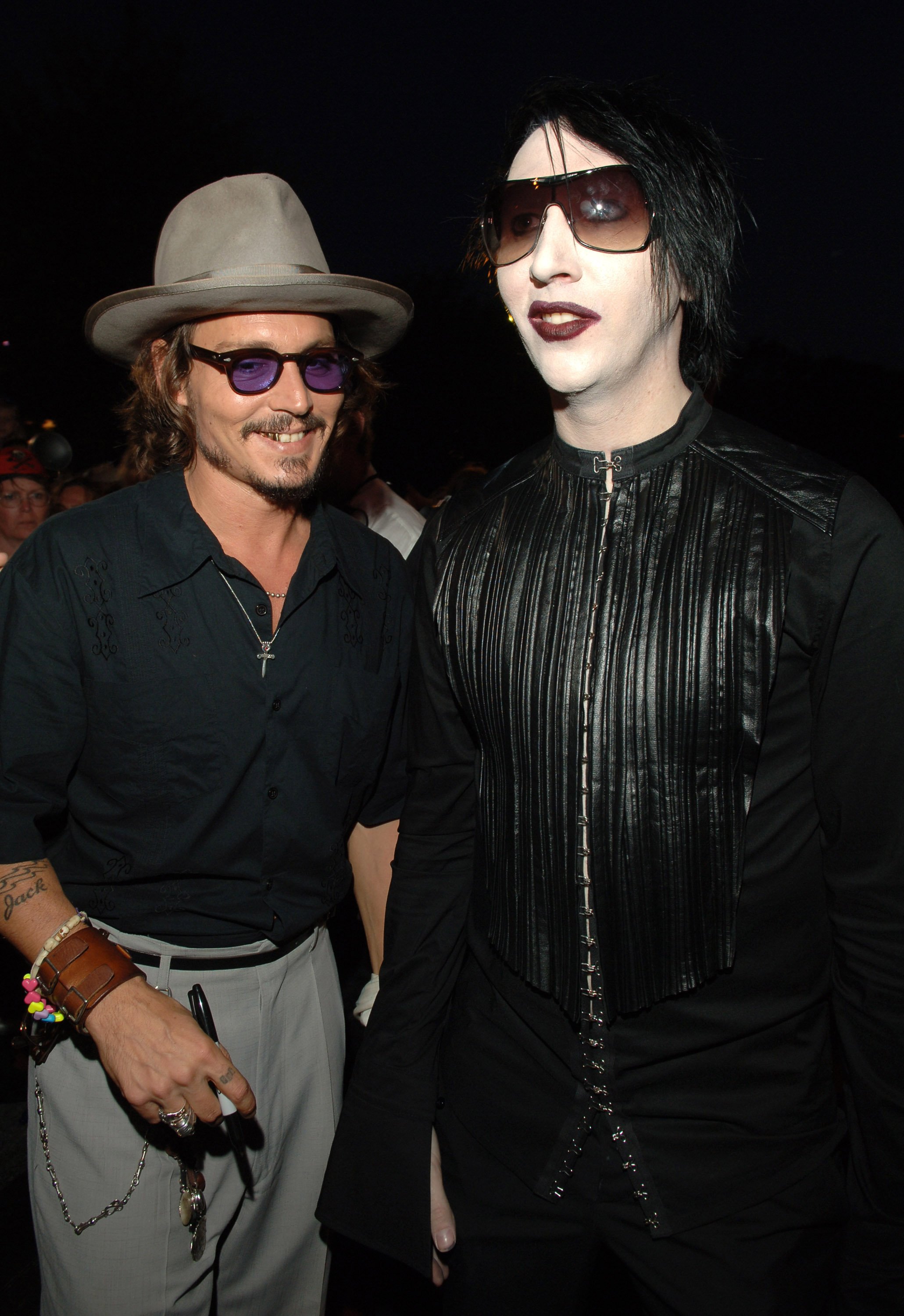 Johnny Depp and Marilyn Manson