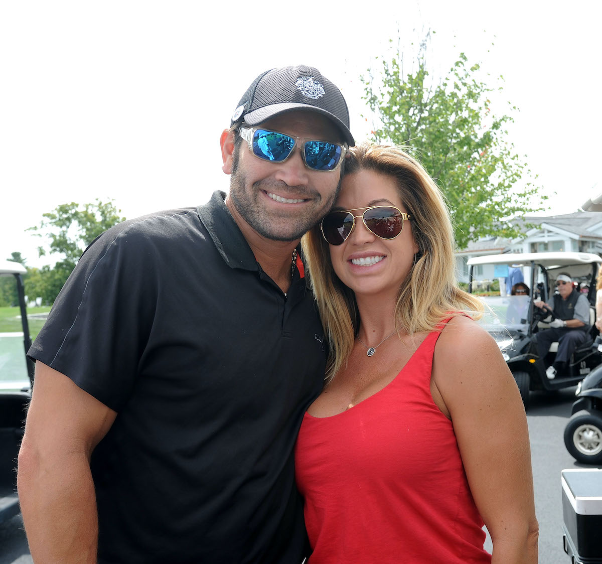 Johnny Damon and Michelle Damon attend an event