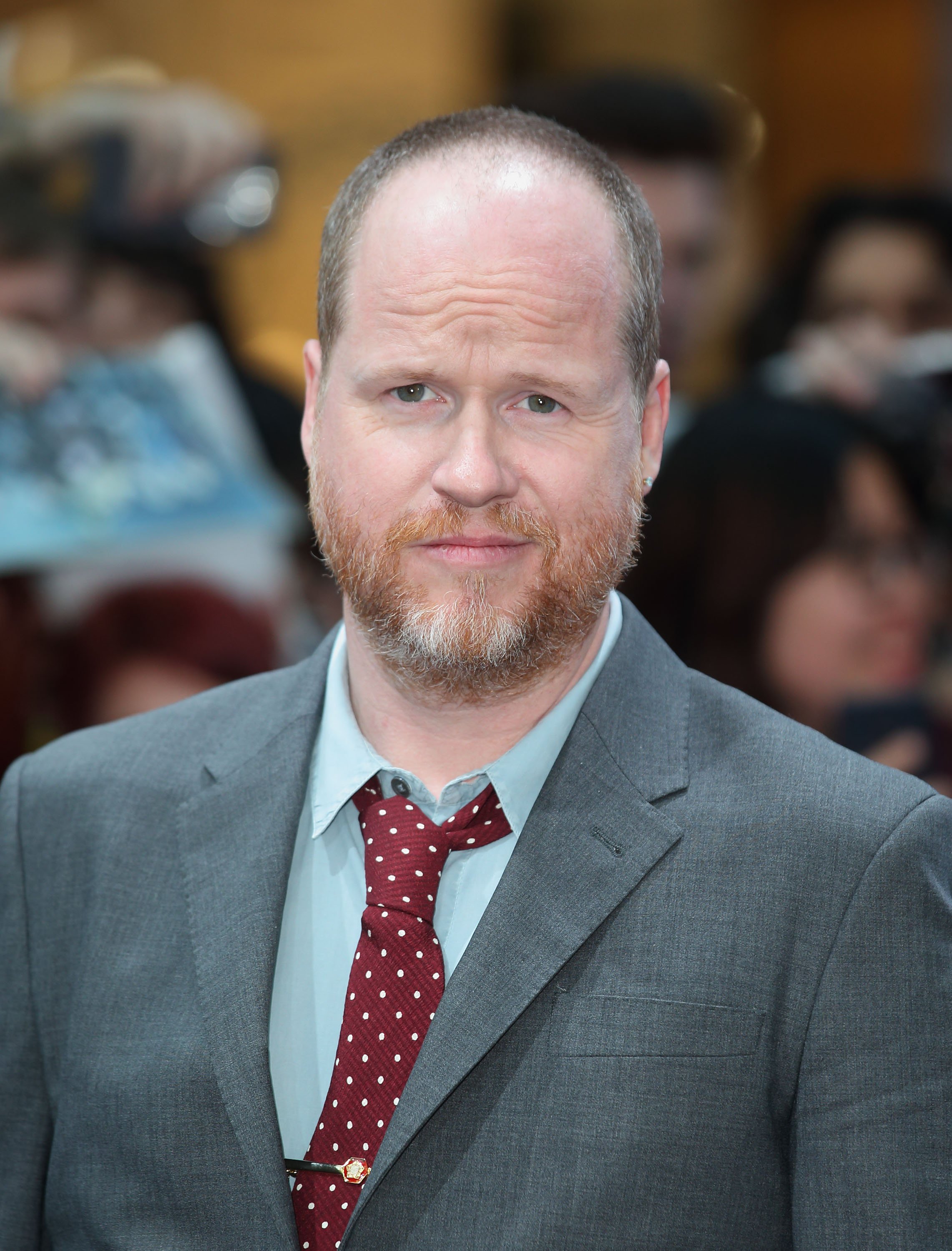 Joss Whedon attends the European premiere of "The Avengers: Age Of Ultron"