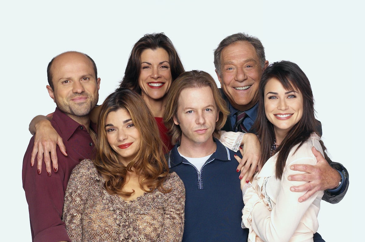 'Just Shoot Me' stars Enrico Colantoni, Laura San Giacomo, Wendie Malick, David Spade, George Segal, and Rena Sofer