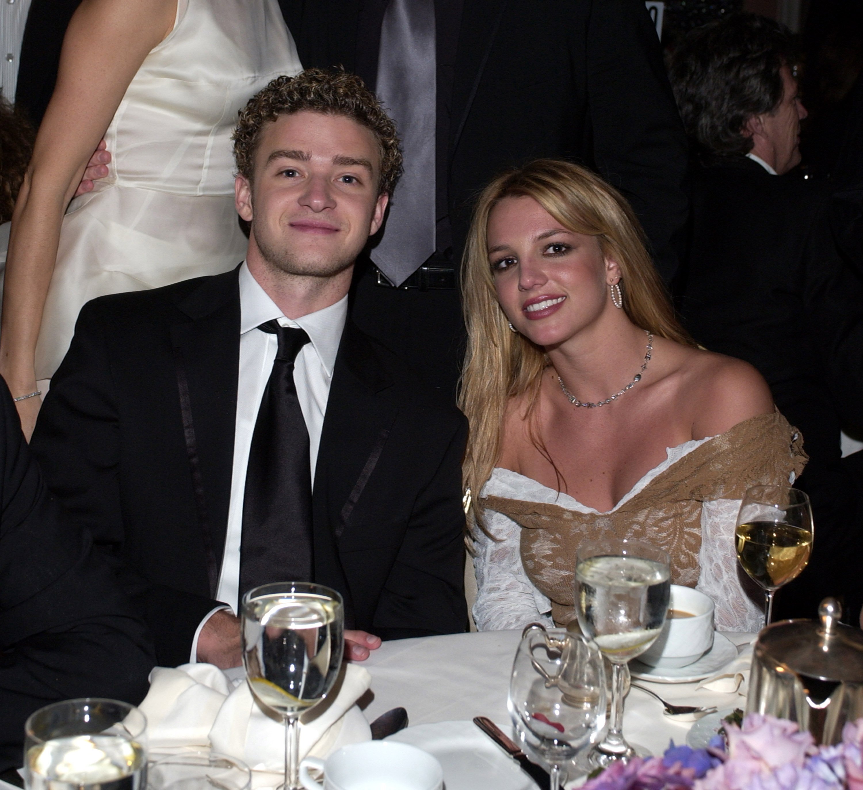 Justin Timberlake and Britney Spears at the Beverly Hills Hotel