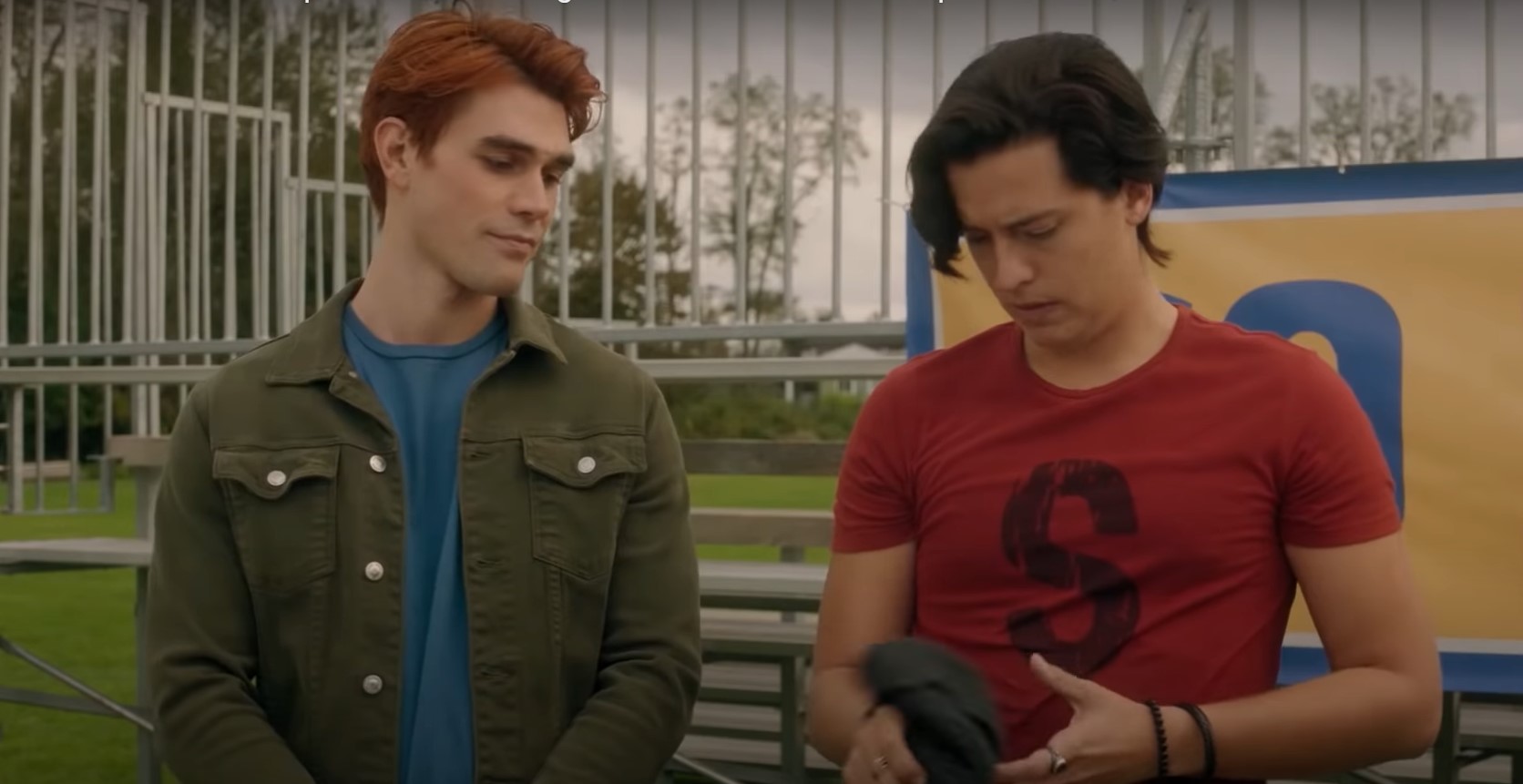 KJ Apa and Cole Sprouse as Archie and Jughead on 'Riverdale'