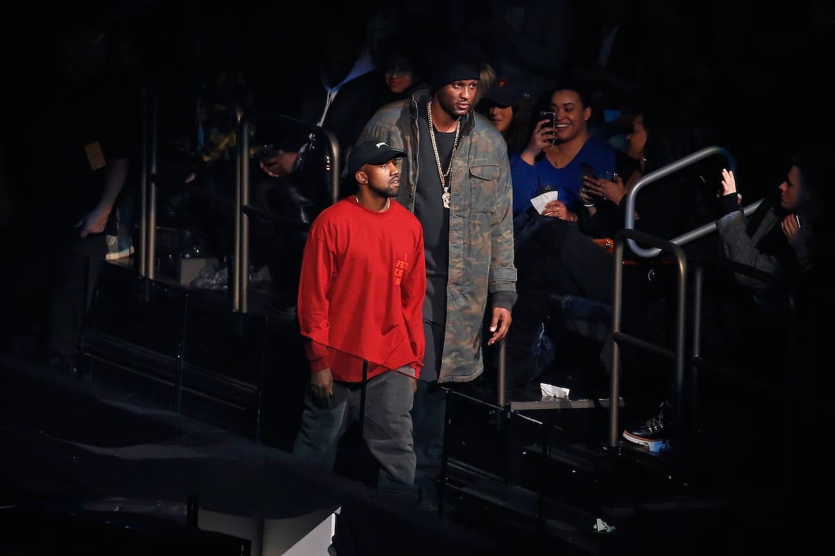 Kanye West and Lamar Odom