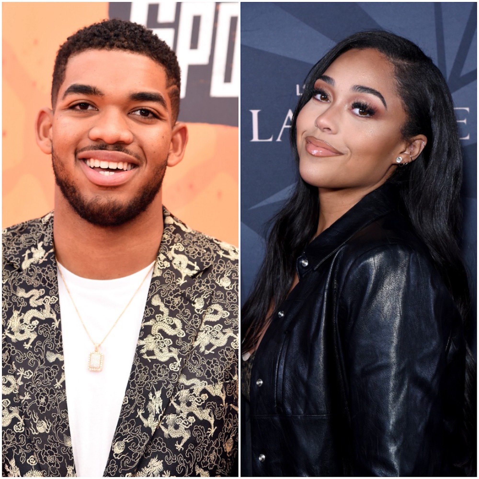 Karl-Anthony Towns and Jordyn Woods