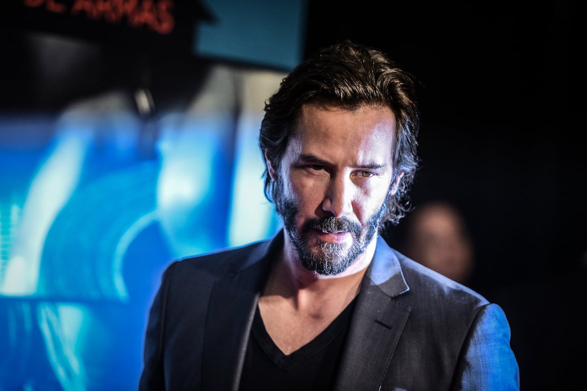 Keanu Reeves attends the premiere of "Knock Knock" at TCL Chinese Theatre on October 7, 2015 in Hollywood, California
