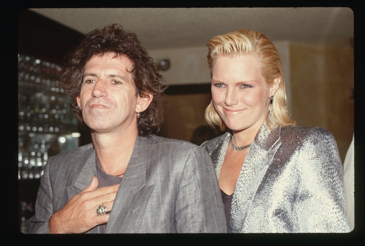 Keith Richards and Patti Hansen 