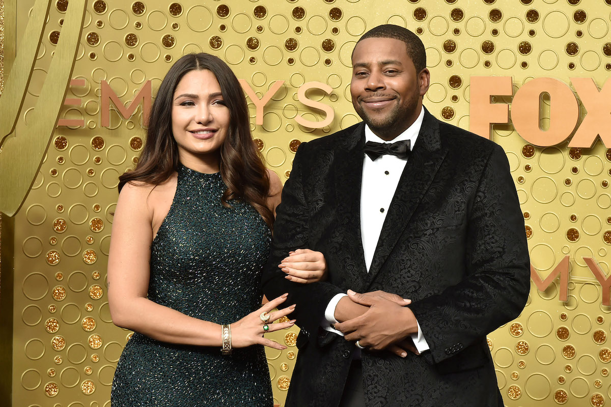 Christina Evangeline and Kenan Thompson attend the 71st Emmy Awards