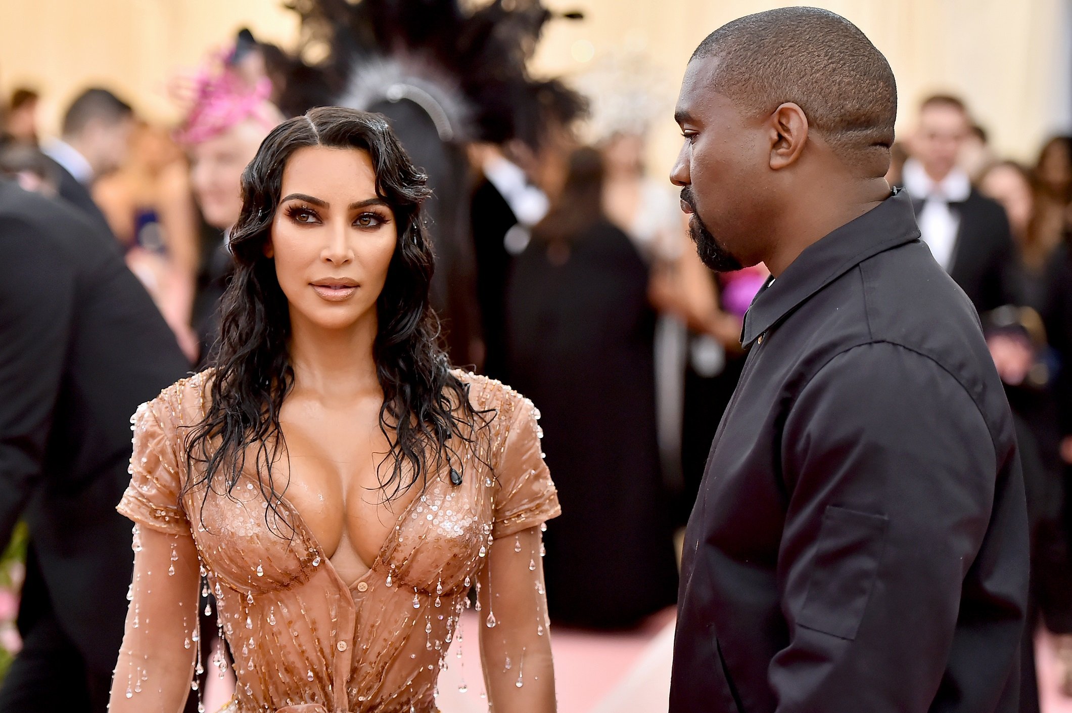 Kim Kardashian West and Kanye West attend The 2019 Met Gala