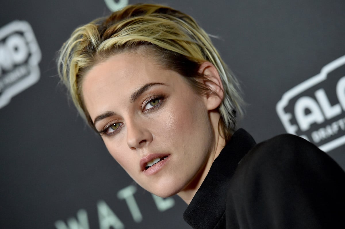 Kristen Stewart closeup wearing black