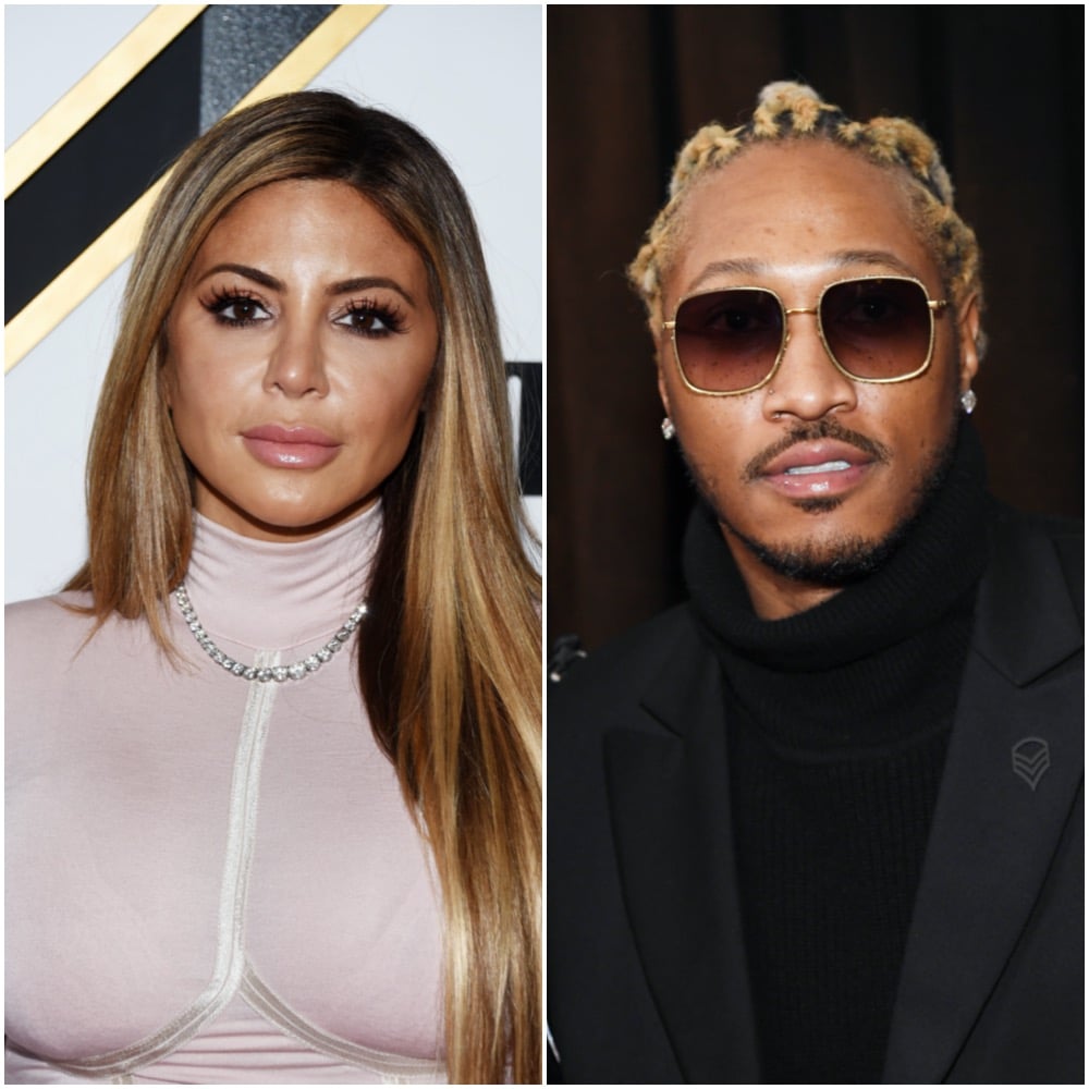 Larsa Pippen and Future in a photo collage