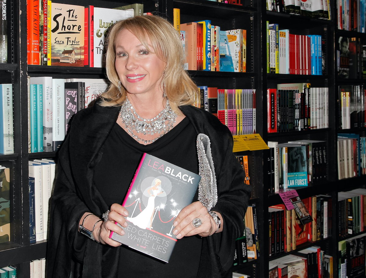 Lea Black during a book signing