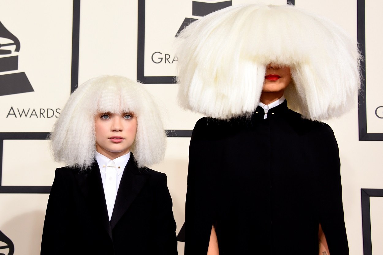 Maddie Ziegler and Sia attend the Grammys