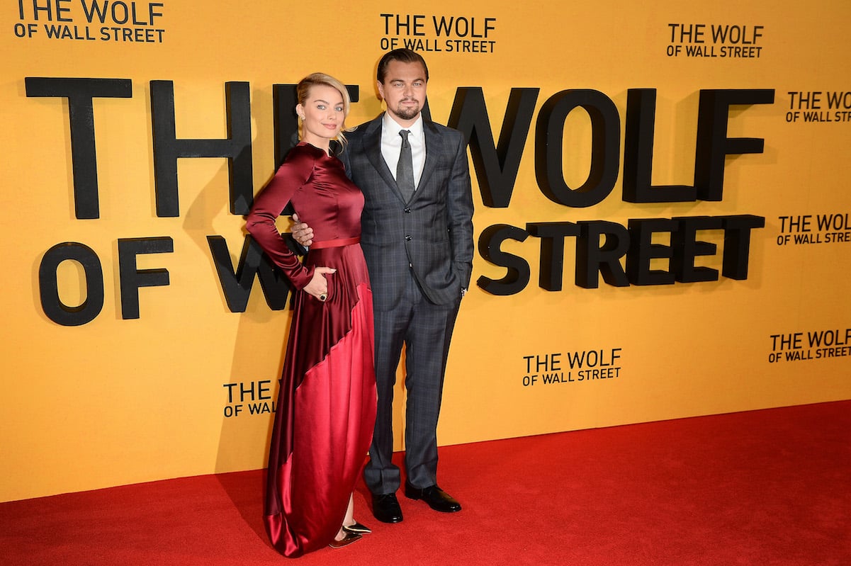Leonardo DiCaprio and Margot Robbie attend the U.K. premiere of 'The Wolf of Wall Street' 
