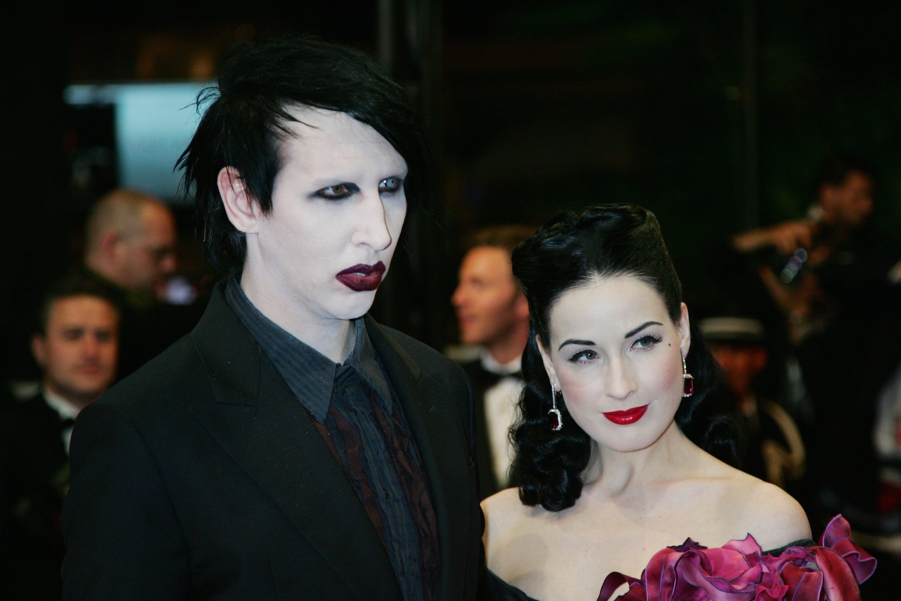 Marilyn Manson and Dita Von Teese 
