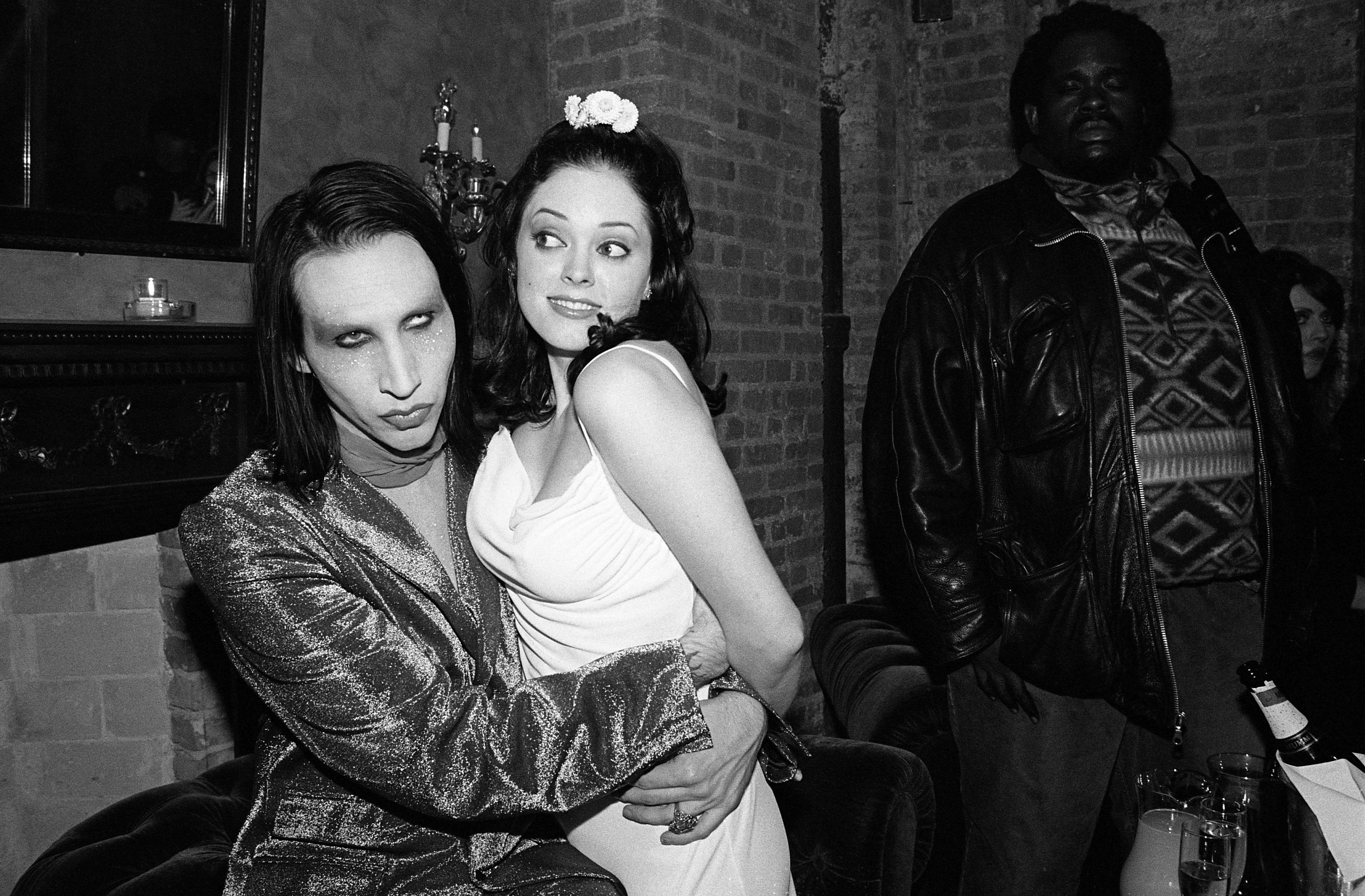 Marilyn Manson with Rose McGowan