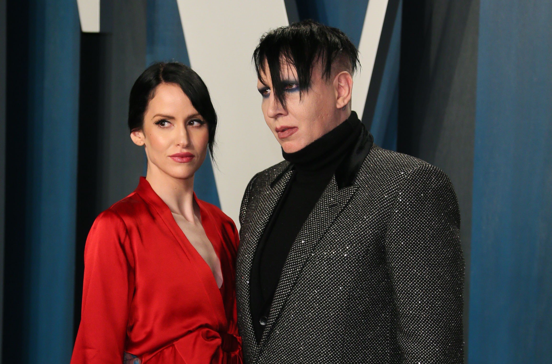 Marilyn Manson and Lindsay Usich