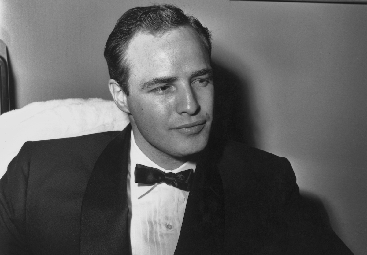 Portrait of American actor Marlon Brando
