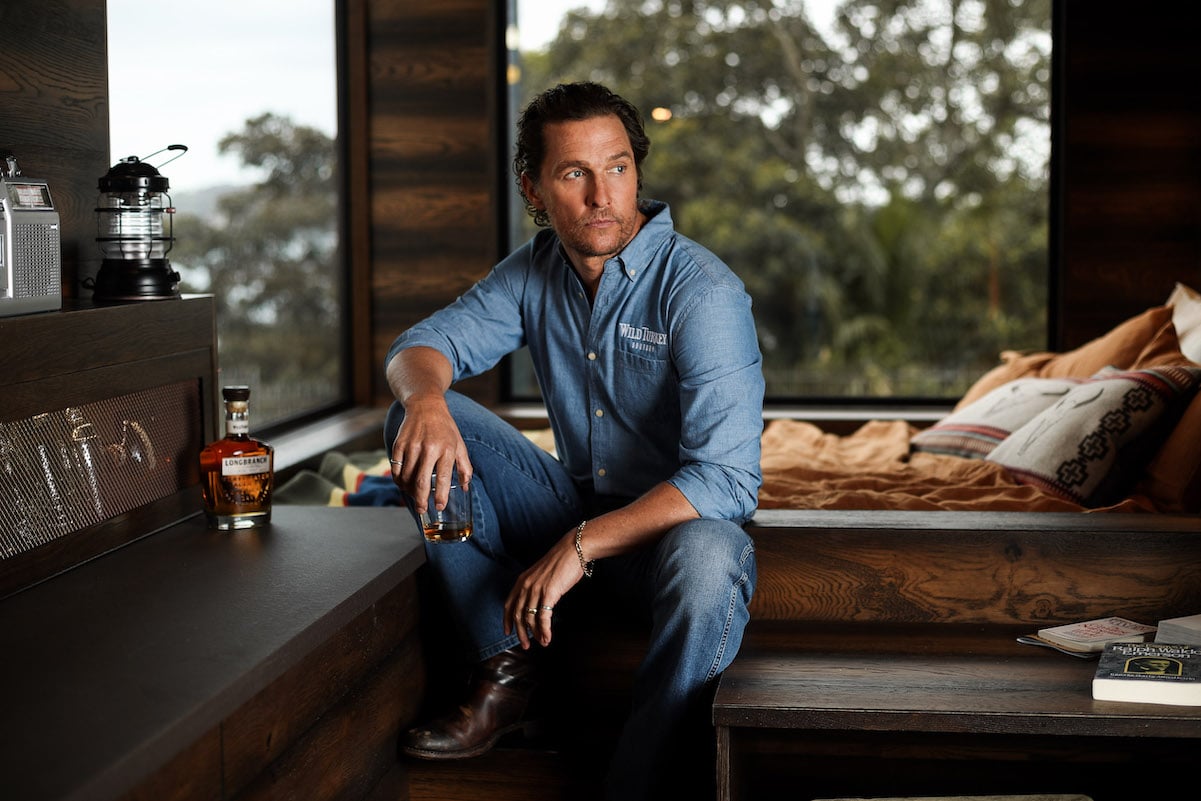 Matthew McConaughey at the Royal Botanic Gardens in Sydney, Australia in 2019